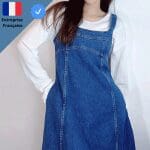 Robe Salopette pour Femme Bleue