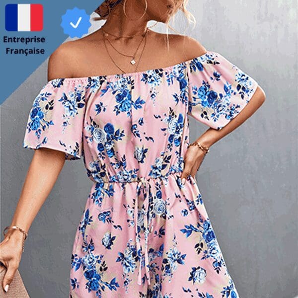 Combishort-style-Fleuri-Rose