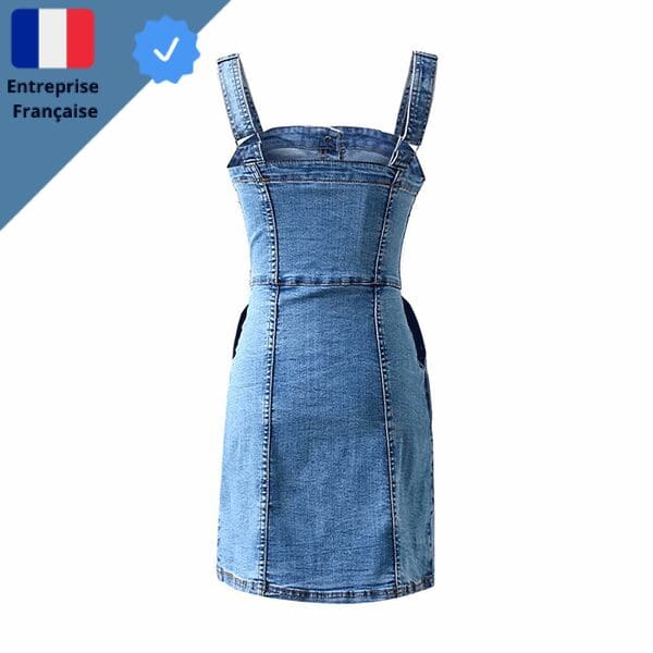 Jeans-Rompers-Robe-Salopette-Moulante