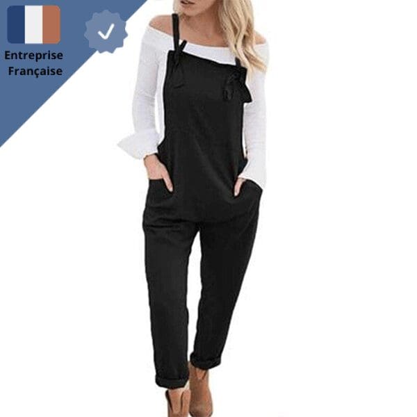 Salopette-Vintage-Noire-Kindly Salopette Vintage Noire Kindly