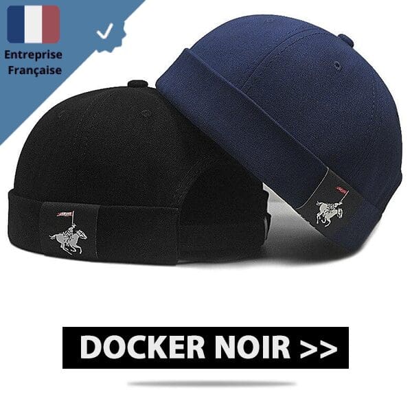 Couvre Chef Docker Noir