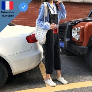 Plastron Jean Foncé