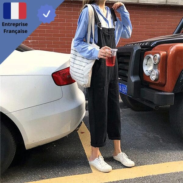 Plastron Jean Foncé