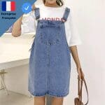 Plastron Jupe en Jean Femme