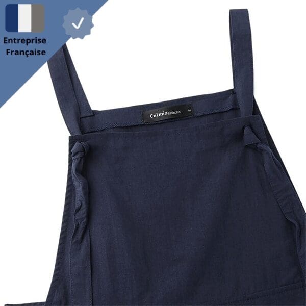 Plastron Robe Bleu