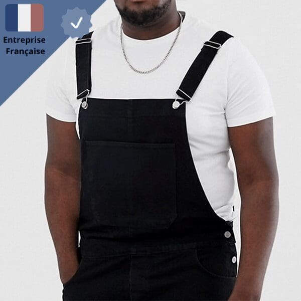 plastron-salopette-short-noire