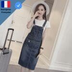 Robe Salopette en Denim