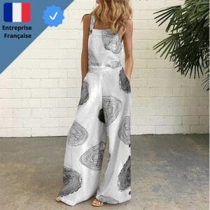 Robe Salopette en Pagne