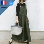 Robe Salopette Kaki Hiver