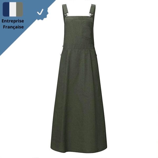robe-salopette-verte-hiver
