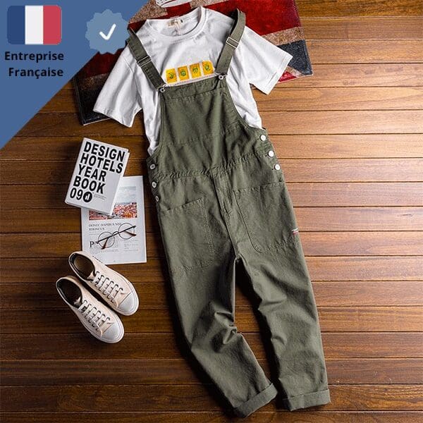 salopette-army-green Salopette Army Green