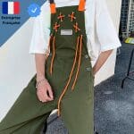 Salopette avec Lacet Orange