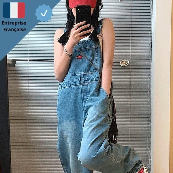 salopette-baggy-femme Salopette Baggy Femme