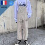 Salopette Beige Fluide