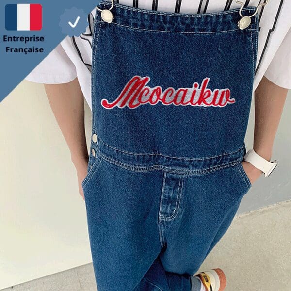 salopette-bleue-vintage Salopette Bleue Vintage