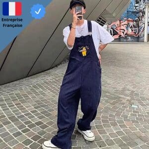 Salopette Bleue Winnie Ourson