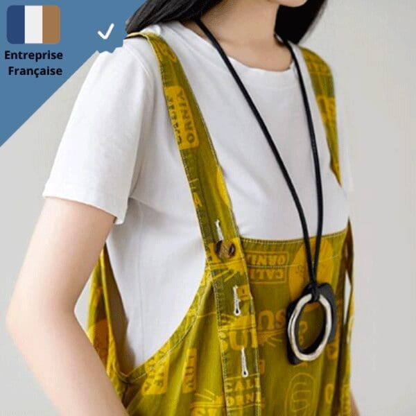 Salopette Bretelle Jaune