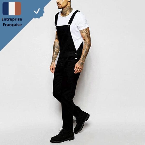 salopette-classique-noire-denim Salopette Classique Noire Denim