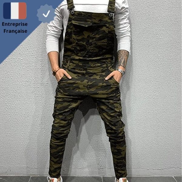 salopette-de-travail-coton-militaire Salopette de Travail Coton Militaire