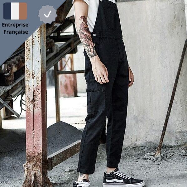 salopette-de-travail-noire-homme-original