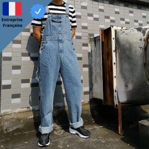 Salopette en Jean avec Ourlet