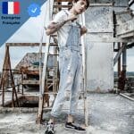Salopette en Jean Bleu City