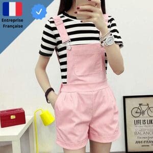 Salopette Femme Rose
