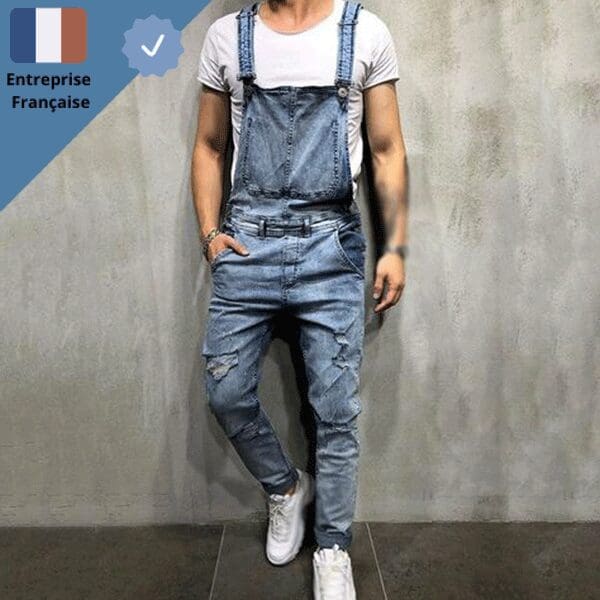 salopette-homme-bleue Salopette Homme Bleue