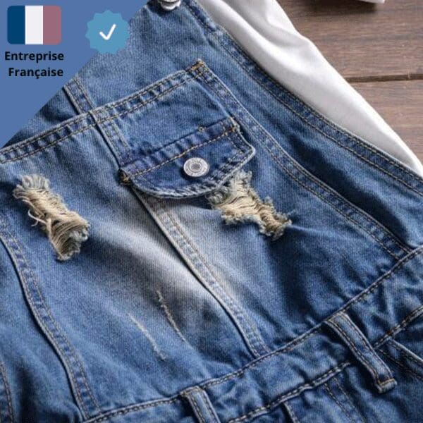 salopette-homme-short-dechiree
