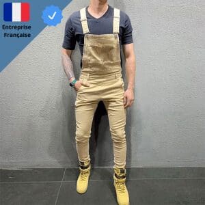 Salopette Jean Beige