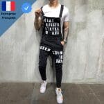 Salopette Jean Noir Homme