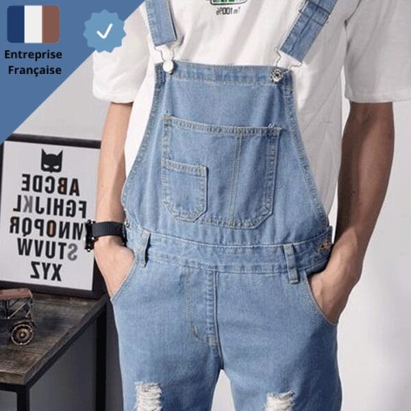 Salopette Jean Trou