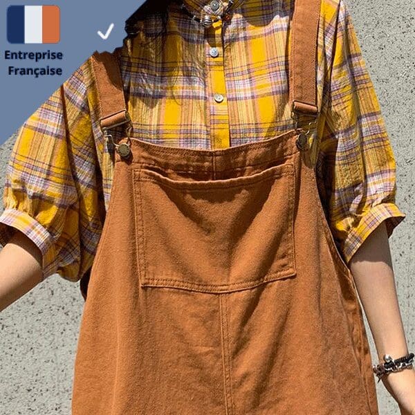 Salopette pour Femme Camel