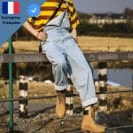 Salopette Vintage Bleue Homme