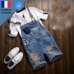 Salopette Short Bretelle Détachée