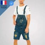 Salopette Short Déchirée
