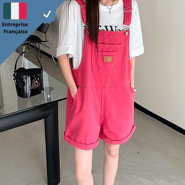 salopette-short-rose-bonbon