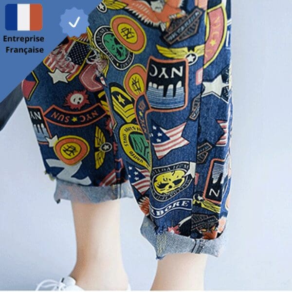 Salopette avec Stickers