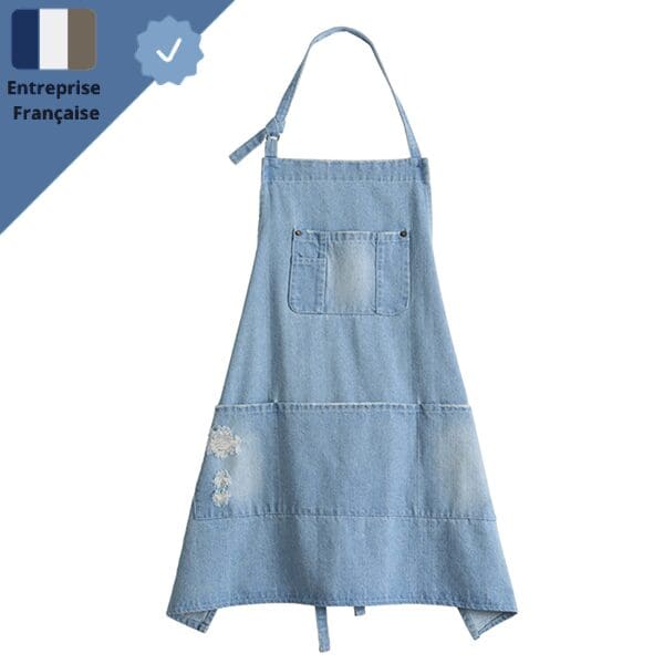 salopette-tablier-bleue Salopette Tablier Bleue