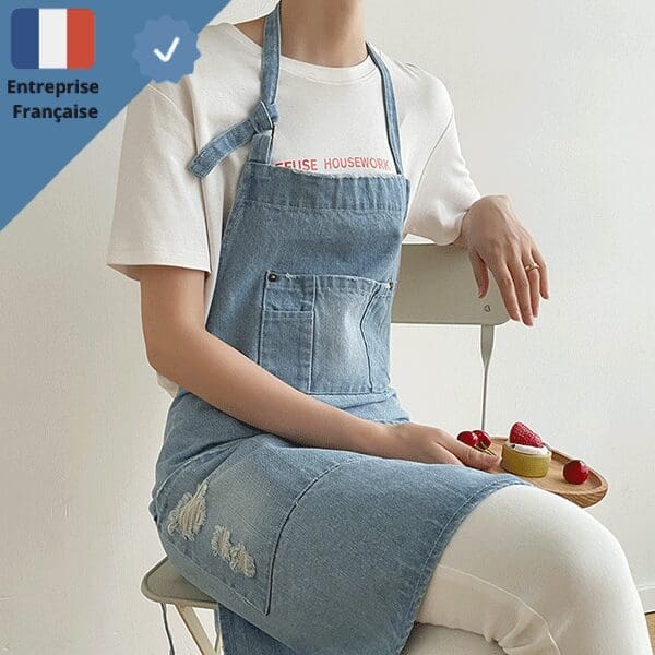 Salopette Tablier Déchirée