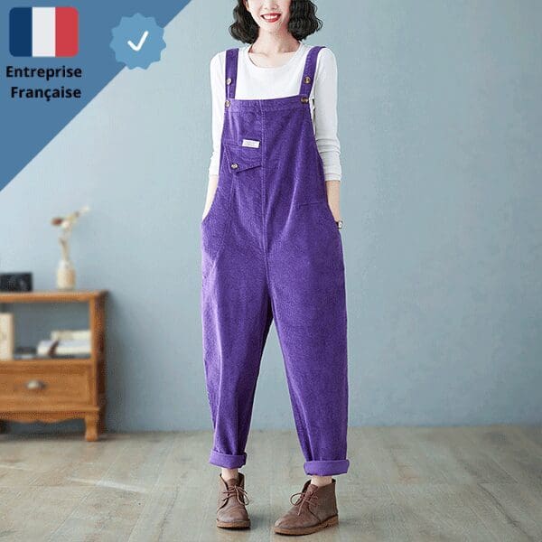 salopette-velours-violette