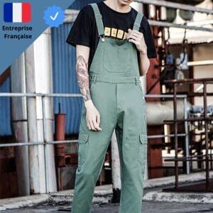 Salopette Verte de Pêcheur