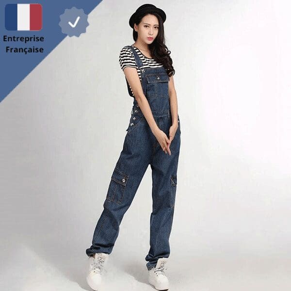 salopette-vintage-bleue Salopette Vintage Bleue