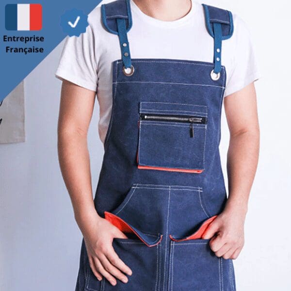 Tablier Bleu pour Homme