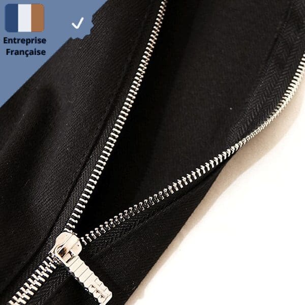 Tablier de Cuisine en Lin Noir
