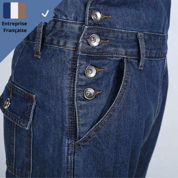 Tablier en Jean Patte d'Élephant