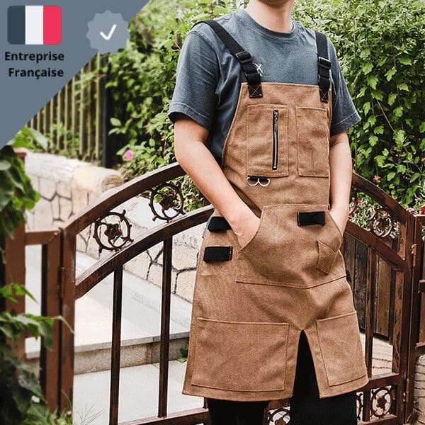 Tablier Jardinier Marron